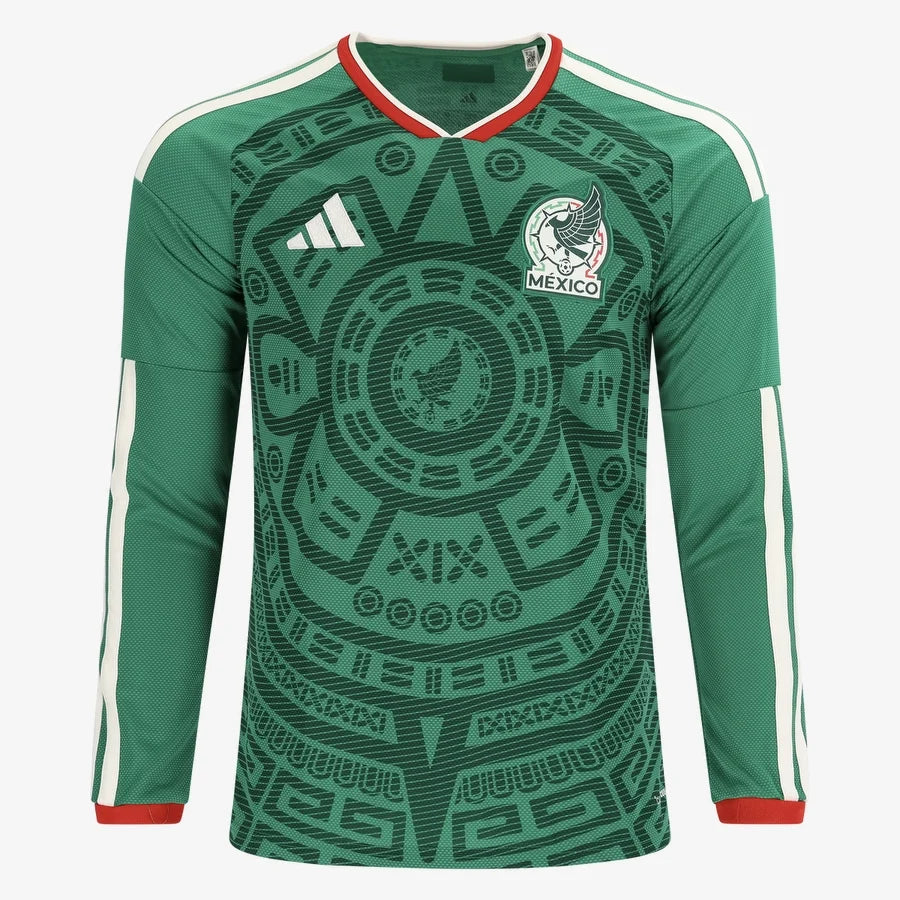 Mens Mexico Long Sleeve Home Jersey 2026