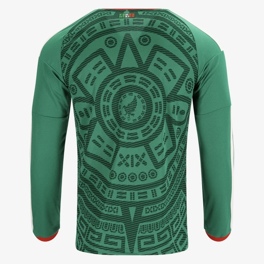 Mens Mexico Long Sleeve Home Jersey 2026