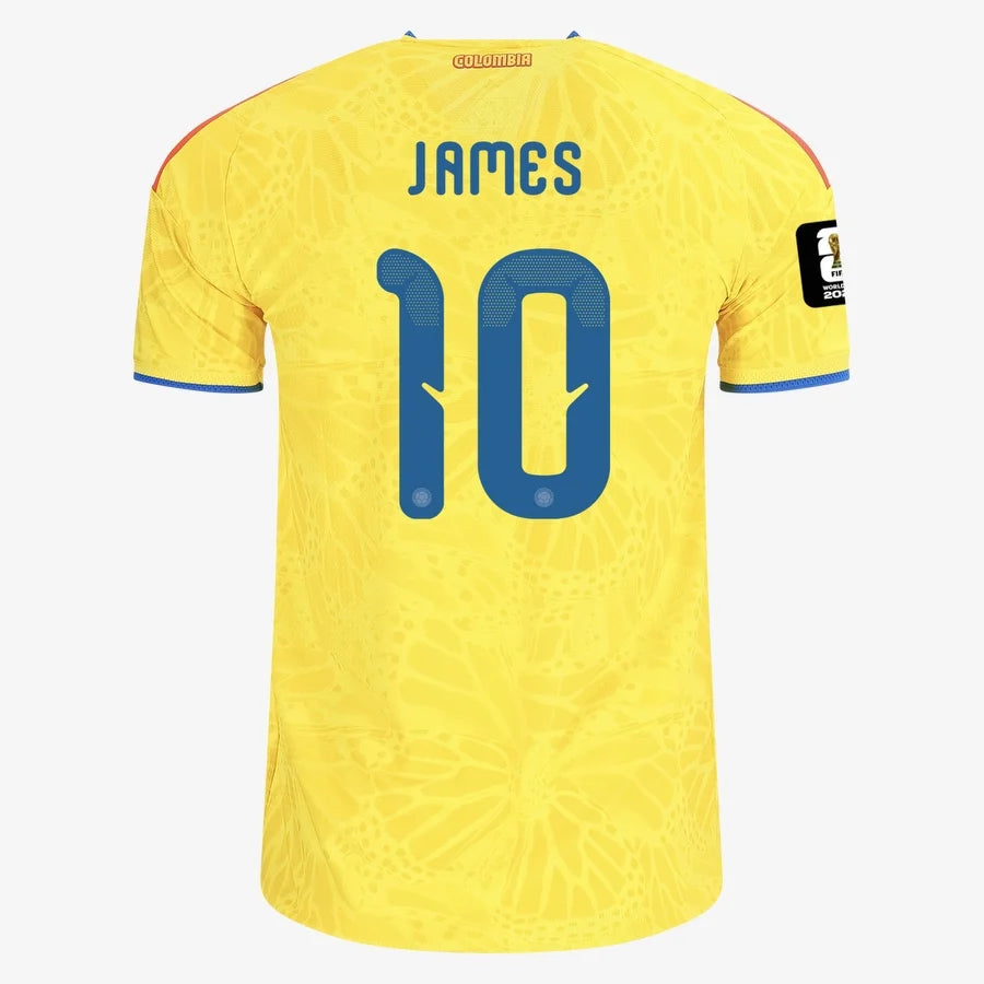 Mens James Colombia Home Jersey